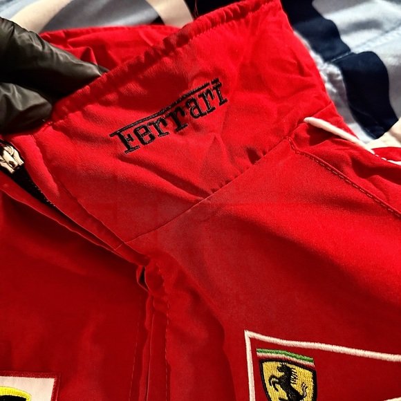 Ferrari Red Racing Jacket with Logos - Picture 2 of 4